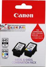 Canon PG645XL Black n CL646XL Colour High Yield Cartridges